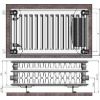 Termolux Радиатор 33x600x1600 боковое подкл., с крепл.,