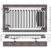 Termolux Радиатор 11x600x900 боковое подкл., с крепл.,