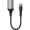 XO adapter USB - microUSB OTG, black (NB201)