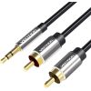 Cable Audio 2xRCA to 3.5mm Vention BCFBJ 5m (black)