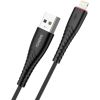 Foneng X15 USB to Lightning Cable, 2.4A, 1.2m (Black)