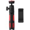 Selfie Stand Tripod PULUZ with Phone Clamp for Smartphones (Red)