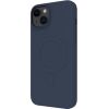 Apple iPhone 15 Plus MagSafe Soft Touch Cover By Muvit Dark Blue