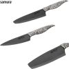 Samura Inca компл. из 3-ёх ножей: Универсальный 155mm / Nakiri 165mm / Шефа 187mm Черный