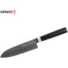 Samura MO-V Stonewash Univerālais Santoku 138mm. 59HRC. no AUS 8 Japāņu tērauda 58 HRC