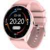 iWear 2023 Super plāns Apaļļš Fitnesa Viedpulkstenis ar 1.3'' HD IPS displeju Asinsspiediena & Pulsa mēr. / Soc. tīkliem Rozā