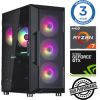 INTOP Ryzen 7 5700X 32GB 500SSD M.2 NVME+2TB GTX1650 4GB no-OS