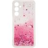 iLike Samsung  Galaxy A15 Silicone Case Water Glitter Pink