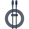 Cable USB-C to USB-C Baseus Tungsten Gold, 100W, 1m (blue)