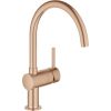 Grohe virtuves izlietnes maisītājs Minta C, brushed warm sunset