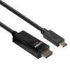 Lindy USB adapter cable, USB-C plug > HDMI plug (black, 10 meters, 4K 60Hz, + HDR)