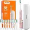 Bitvae Sonic toothbrush with tips set, holder and case D2 (pink)