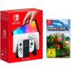 Nintendo Switch (OLED model), game console (white, incl. Minecraft)