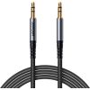 Joyroom SY-A09 AUX cable 3.5mm mini jack to 3.5mm mini jack, braided, 1.2m (black)