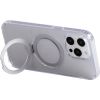 Magnetic protective phone case with holder Joyroom JR-BP004 for iPhone 15 Pro (transparent)
