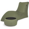 Qubo Combo Kiwi SOFT LOUNGER + JUST TABLE + JUST TOP Black Kiwi FIT