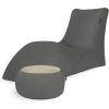 Qubo Combo Fig SOFT LOUNGER + JUST TABLE + JUST TOP Wood FIT