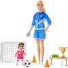 Lalka Barbie Mattel Kariera - Trenerka piłki nożnej (GLM47)