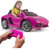 Feber FEBER Lamborghini Aventador Pink samochód elektryczny 6V 3+