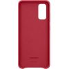 Кожаный чехол Samsung EF-VG980LREGEU для Samsung G980 Galaxy S20 красный