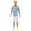 Lalka Barbie Mattel Ken Fashionistas 211 z blond włosami, w koszulce z kaktusami HJT10