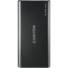 CANYON PB-108, Power bank 10000mAh Li-poly battery, Input 5V/2A, Output 5V/2.1A(Max), 140*68*16mm, 0.230Kg, Black