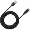 CANYON UC-4, Type C USB 3.0 standard cable, Power & Data output, 5V 3A 15W, OD 4.5mm, PVC Jacket, 1.5m, black, 0.039kg
