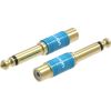 Adapter Audio 6.35mm male to RCA female Vention VDD-C03 blue