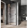 Ravak dušas durvis NDOP2, 1200 mm, h=1950, melns_melns/caurspīdīgs stikls