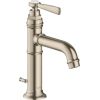 Hansgrohe izlietnes maisītājs Axor Montreux 100, ar pop-up, brushed nickel