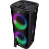 Portable speaker SVEN PS-930, black, power output 2x75W (RMS), TWS, Bluetooth, FM, USB, microSD, LED-display, lithium battery