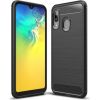 Fusion Trust Back Case Silikona Aizsargapvalks Priekš Samsung A405 Galaxy A40 Melns