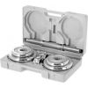 Barbells in a CHROME HMS 2x10kg STC20 case