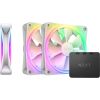 NZXT F120 RGB DUO Triple 120x120x25, case fan (white, pack of 3, incl. RGB controller)