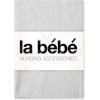 La Bebe™ Nursing La Bebe™ Satin 100x135  Light grey Bērnu kokvilnas virspalags 100 x135 cm