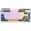 Wireless mechanical keyboard Royal Kludge KZZI K75 pro RGB, Moment Switch (black and white)