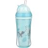 CANPOL BABIES sporta pudelīte ar silikona salmiņu Lemur 260ml, 74/051