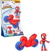 Hasbro Disney Marvel: Spidey and his Amazing Friends - Spidey with Bike Action Figure (F4001)