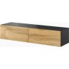 Cama Meble Cama TV stand VIGO 140 30/140/40 black/wotan oak