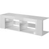 Cama Meble Cama TV cabinet RTV TEXAS 50/134/40 white/white gloss