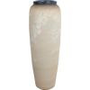 Ceramic vase TITAN STONE H120cm, beige texture