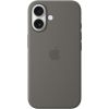 Apple iPhone 16 Silicone Case with MagSafe Stone Gray