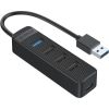 Orico USB to USB 3.0 + 3x USB 2.0 Hub Adapter (black)