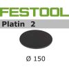 Festool Smilšpapīrs ekscentra slīpmašīnai Platin 2; 150 mm; S2000; 15 gab.