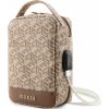 Guess Torba GUHBHGCFSEW Organizer brązowy|brown GCube Stripe