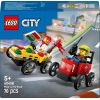 Lego City Zestaw wyścigówek: pizza kontra wóz strażacki (60458)