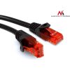 Maclean MCTV-740 Patchcord UTP cat6 Cable plug-plug 1m black