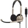 Koss Headphones CS100 Headband/On-Ear, 3.5mm (1/8 inch), Microphone, Black/Gold,