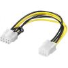 Goobay 93635 Power cable/adapter for PC graphics card; PCI-E/PCI Express; 6-pin to 8-pin, 0.2m