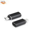 TakeMe Универсальный Micro USB коннектор папа на Type-C гнездо мама адаптер для кабеля Черный (OEM)